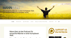 Desktop Screenshot of mann-sein.ch