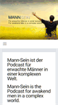 Mobile Screenshot of mann-sein.ch